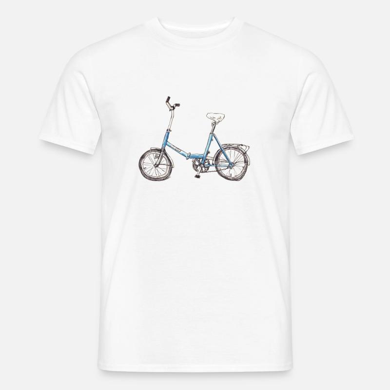 Klapprad - Männer T-Shirt - Weiß