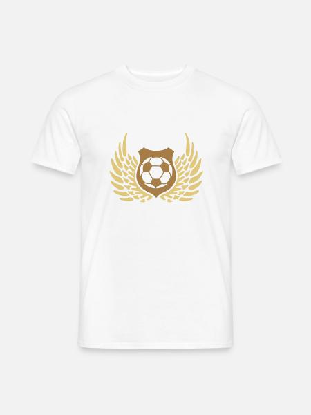 fussball_k_3c - Men's T-Shirt - white