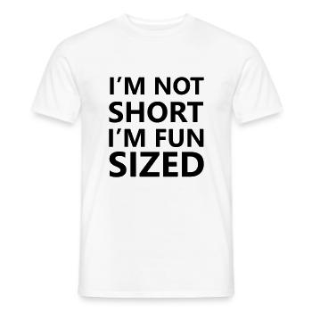 I'm not short, I'm fun sized - Männer T-Shirt - Weiß - Vorne - AI Model Male 178 dark (178cm)