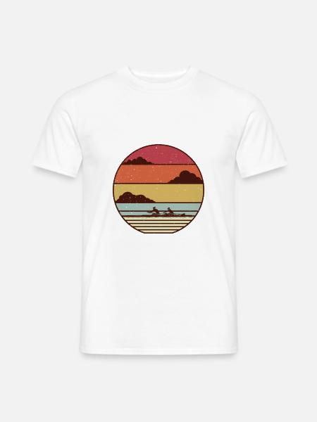 ruder Ruderboot Ruderer Rudern wassersport - Männer T-Shirt - Weiß