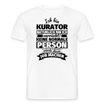 Kurator Geschenke - Männer T-Shirt - Weiß - Vorne - AI Model Male 178 dark (178cm)