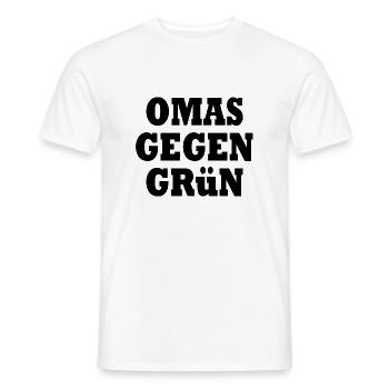 Omas gegen grün - Männer T-Shirt - Weiß - Vorne - AI Model Male 178 dark (178cm)