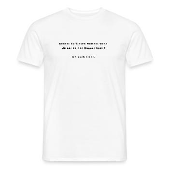 Der Hunger Moment... - Männer T-Shirt - Weiß - Vorne - AI Model Male 178 dark (178cm)