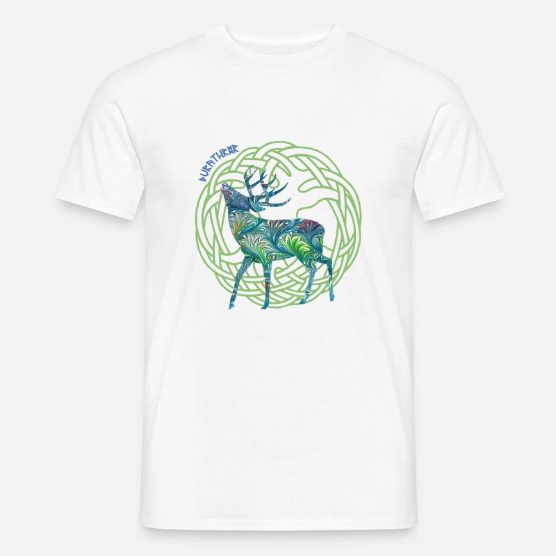 hirsch durathror e 115 - T-shirt homme - blanc