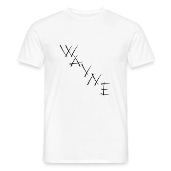 Wayne - T-shirt homme - blanc - Devant - AI Model Male 178 dark (178cm)
