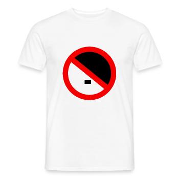 Against the right - against nazis - Men's T-Shirt - white - Front - AI Model Male 178 dark (178cm)