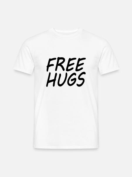 Free hugs - Men's T-Shirt - white
