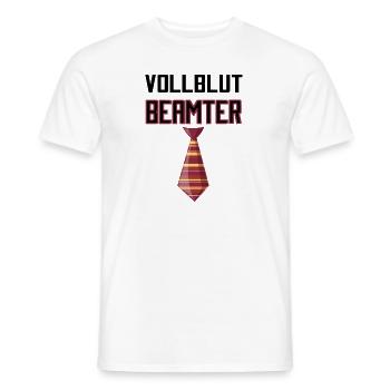 Vollblut Beamter - Männer T-Shirt - Weiß - Vorne - AI Model Male 178 dark (178cm)