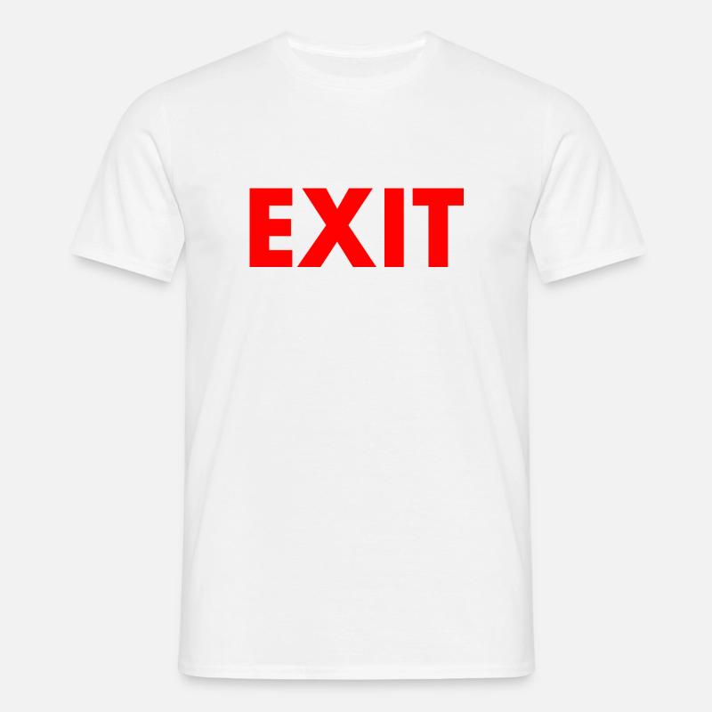 Exit - Men's T-Shirt - white