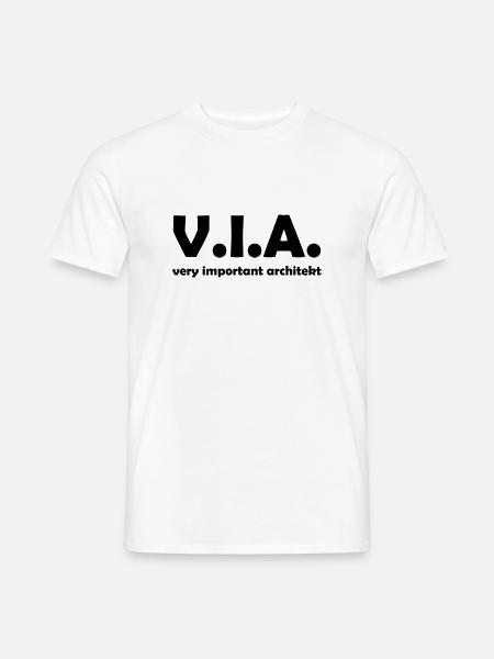 architekt - Männer T-Shirt - Weiß