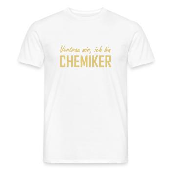 Chemiker - Männer T-Shirt - Weiß - Vorne - AI Model Male 178 dark (178cm)