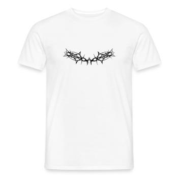 tribal 01 - Men's T-Shirt - white - Front - AI Model Male 178 dark (178cm)