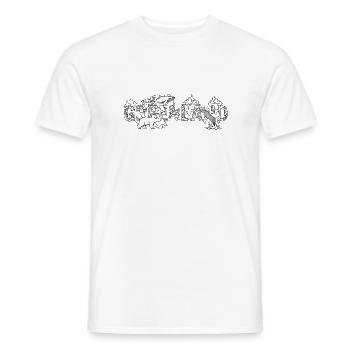 Greenland motif - Men's T-Shirt - white - Front - AI Model Male 178 dark (178cm)