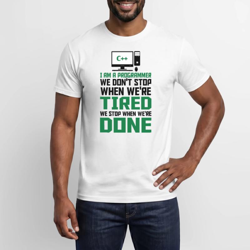 I'm A Programmer I Write Code Computer Scientist A Männer T-Shirt