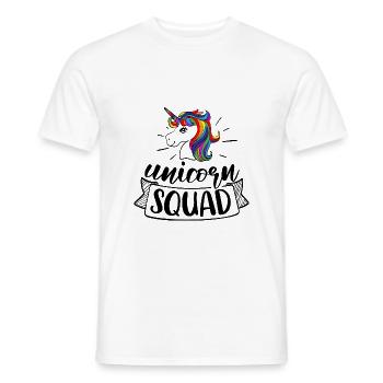 Unicorn Squad Unicorn Lover - Männer T-Shirt - Weiß - Vorne - AI Model Male 178 dark (178cm)