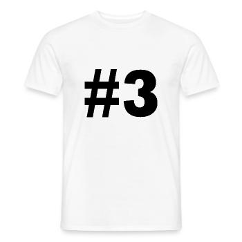 #3 - Männer T-Shirt - Weiß - Vorne - AI Model Male 178 dark (178cm)