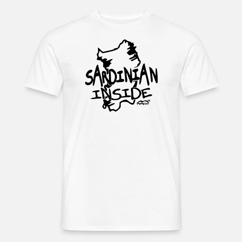 Sardinian Inside - Männer T-Shirt - Weiß