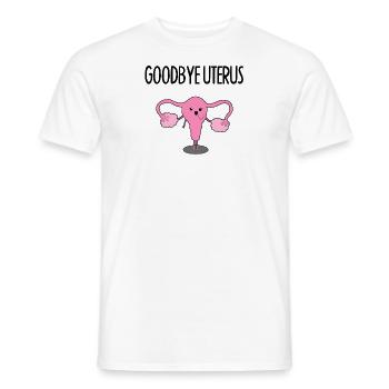Hysterectomy Uterine removal uterus OP - Men's T-Shirt - white - Front - AI Model Male 178 dark (178cm)