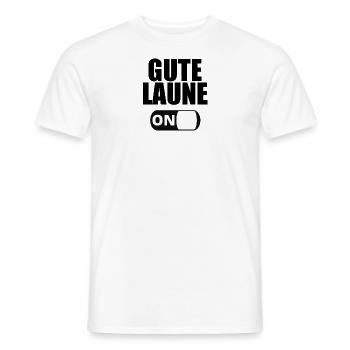 Gute Laune Geschenk - Männer T-Shirt - Weiß - Vorne - AI Model Male 178 dark (178cm)