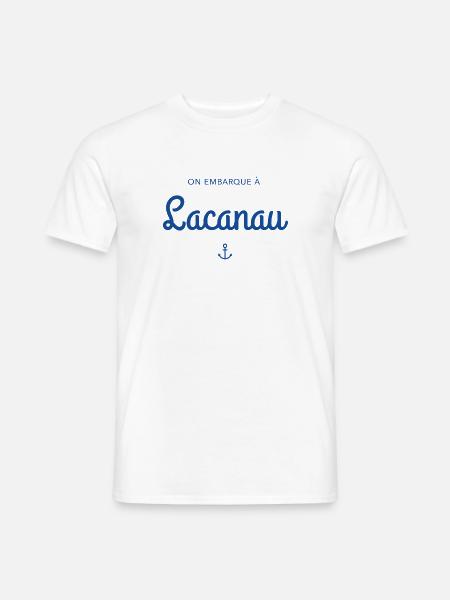Wir starten in Lacanau - Männer T-Shirt - Weiß