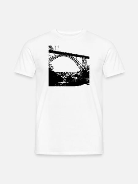Brücke - Müngstner Brücke - Bergisches Land - Männer T-Shirt - Weiß