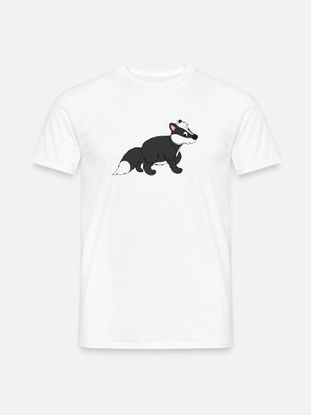 skunk - Men's T-Shirt - white