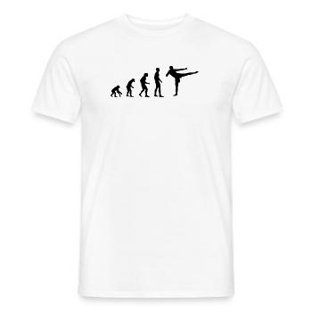 boxe - T-shirt homme - blanc - Devant - AI Model Male 178 dark (178cm)