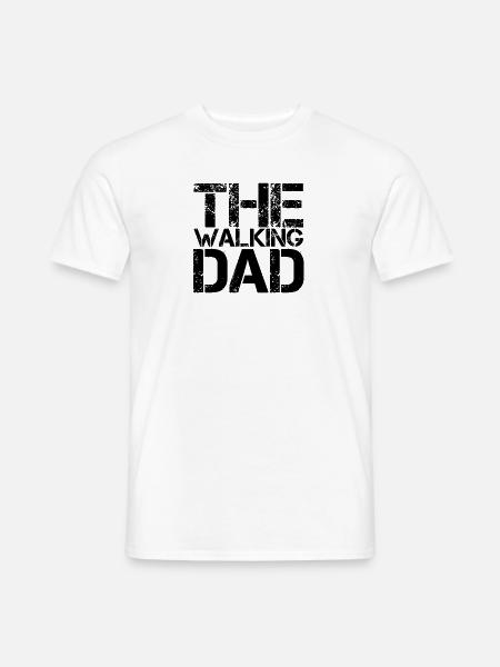 The Walking DAD Vintage - Männer T-Shirt - Weiß