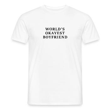 The friendliest friend in the world - Men's T-Shirt - white - Front - AI Model Male 178 dark (178cm)