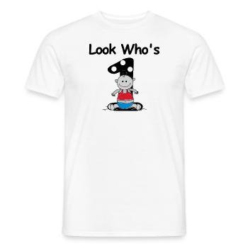 Erster Geburtstag - Männer T-Shirt - Weiß - Vorne - AI Model Male 178 dark (178cm)