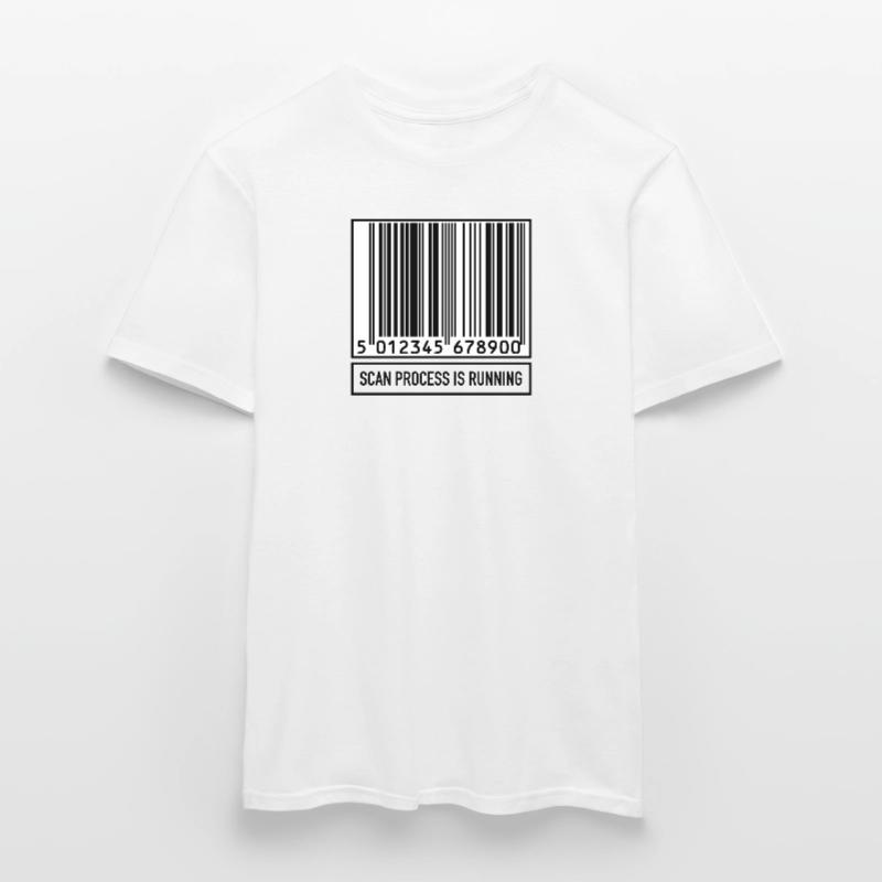 Scan bar code computer science technology gift Men's T-Shirt