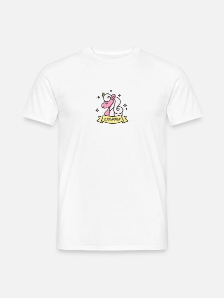 Einhorn Unicorn Einhörner - Männer T-Shirt - Weiß