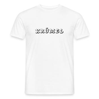Krümel - Männer T-Shirt - Weiß - Vorne - AI Model Male 178 dark (178cm)