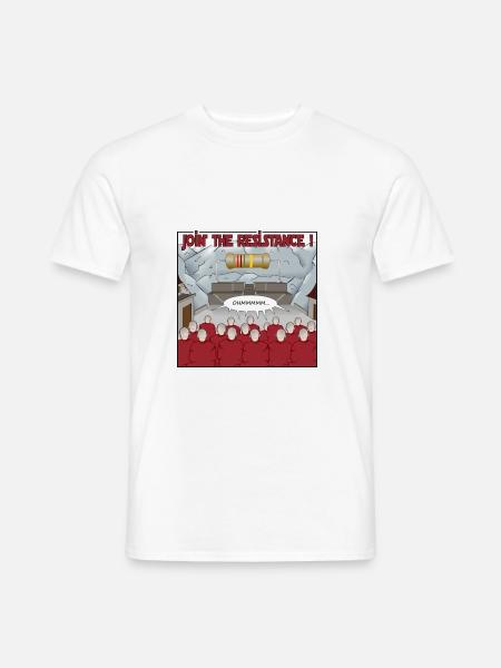 Ohm - Männer T-Shirt - Weiß