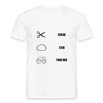 blockedName - Männer T-Shirt - Weiß - Vorne - AI Model Male 178 dark (178cm)