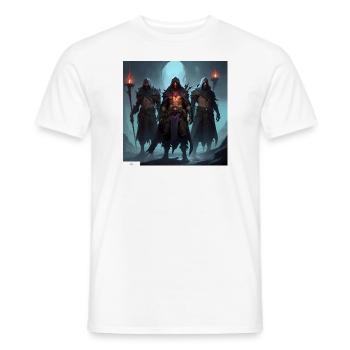 Vergessene Kriegerfreunde - Männer T-Shirt - Weiß - Vorne - AI Model Male 178 dark (178cm)