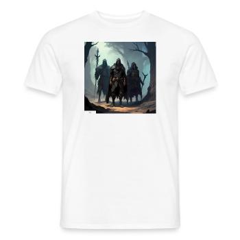 Amis de la fantasy ancienne - T-shirt homme - blanc - Devant - AI Model Male 178 dark (178cm)