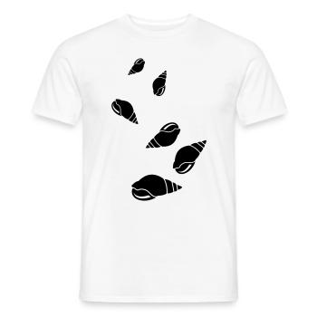 Symbole de coquille - T-shirt homme - blanc - Devant - AI Model Male 178 dark (178cm)