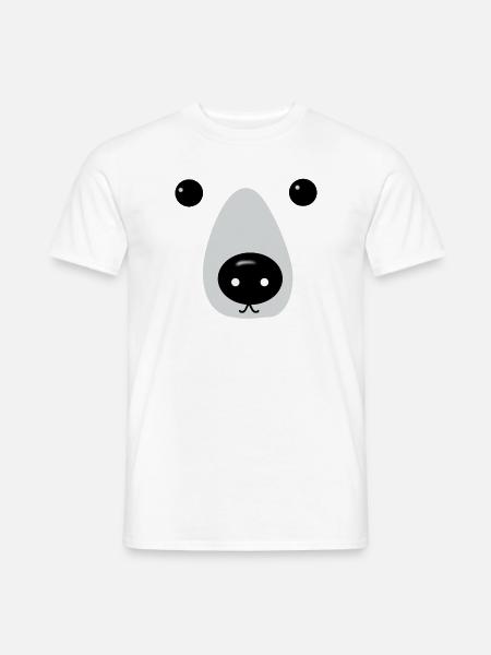 BÄR - Männer T-Shirt - Weiß