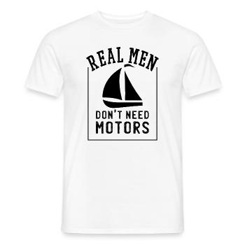Boat Owner Sailing Sailing Ships Sailors - Men's T-Shirt - white - Front - AI Model Male 178 dark (178cm)