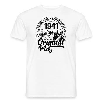 1941 Mai Original: Geschenk zum 83-jährigen Jubiläum - Männer T-Shirt - Weiß - Vorne - AI Model Male 178 dark (178cm)