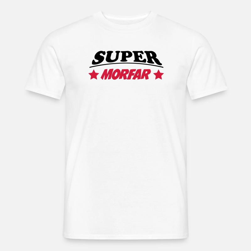 Super morfar 111 - Männer T-Shirt - Weiß