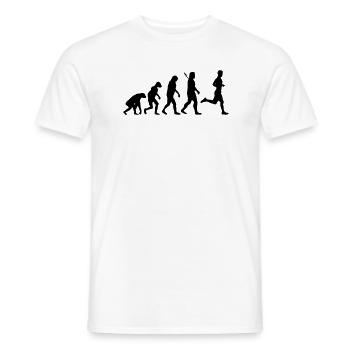 Jogging - Männer T-Shirt - Weiß - Vorne - AI Model Male 178 dark (178cm)