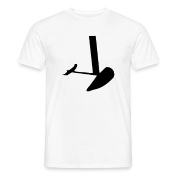 Foil - Men's T-Shirt - white - Front - AI Model Male 178 dark (178cm)