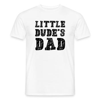 Le père du petit mec - T-shirt homme - blanc - Devant - AI Model Male 178 dark (178cm)