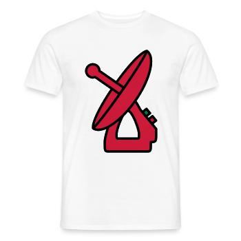 Radar Maschine Gerät Geschenkidee Aufnahme - Männer T-Shirt - Weiß - Vorne - AI Model Male 178 dark (178cm)