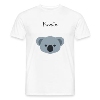 Koala bear - Men's T-Shirt - white - Front - AI Model Male 178 dark (178cm)