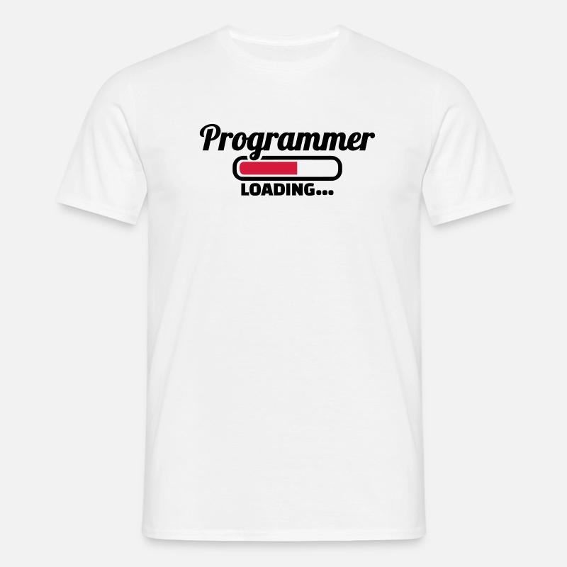 Programmer - Men's T-Shirt - white
