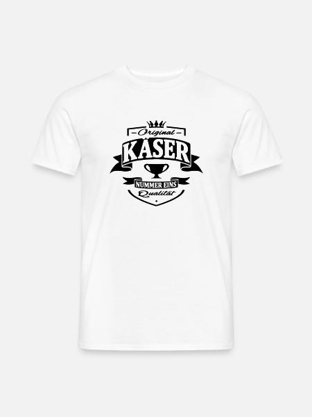käser - Männer T-Shirt - Weiß