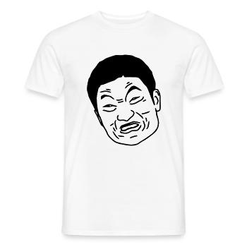 IMPOSSIBRU - MEME - Men's T-Shirt - white - Front - AI Model Male 178 dark (178cm)